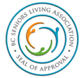 BC Seniors Living Association Logo Seal of Approval